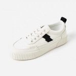 کفش اسپرت سفید مشکی 12389 - تصویر 15